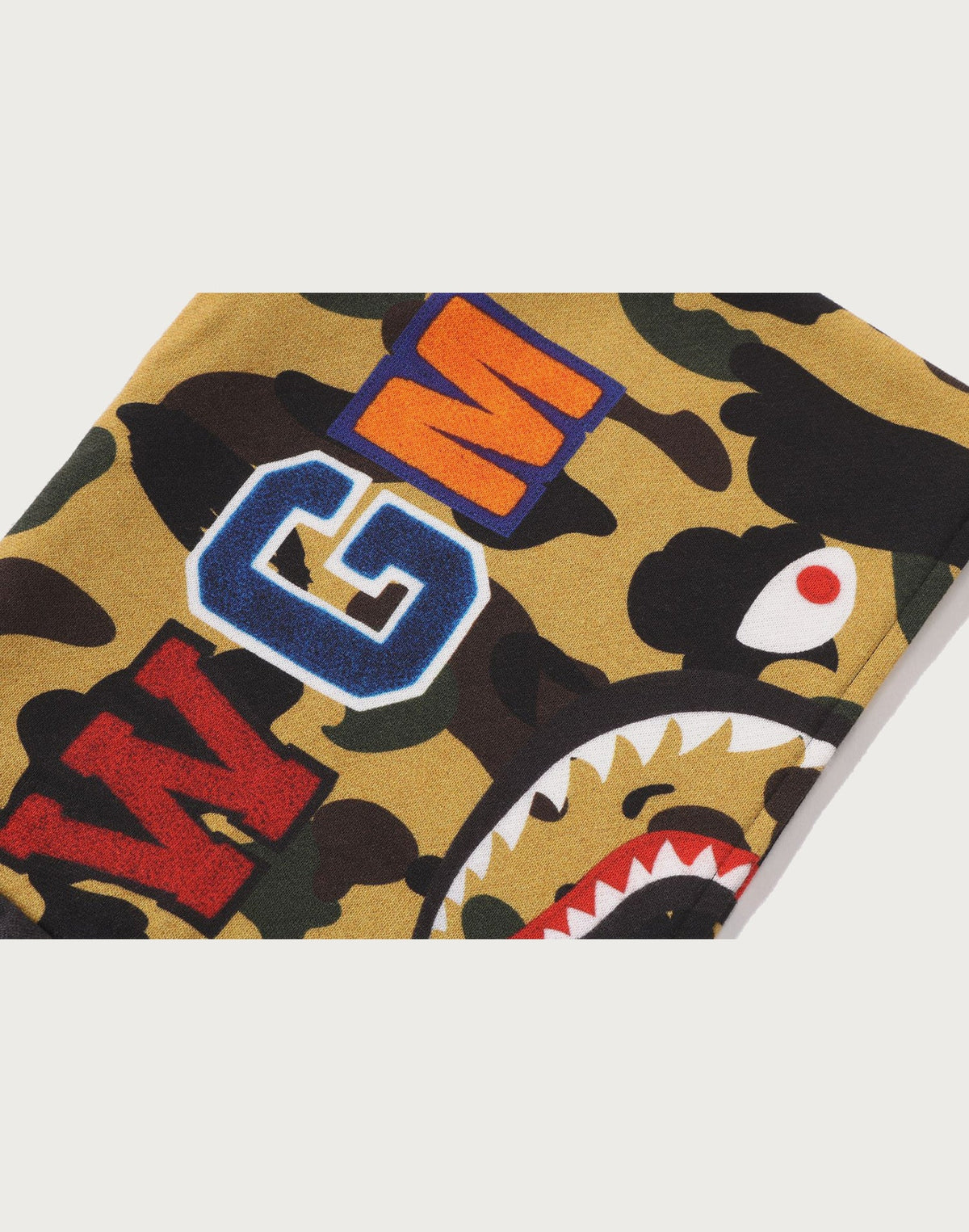LEATHER JACKET PRINT SHARK PULLOVER HOODIE KIDS