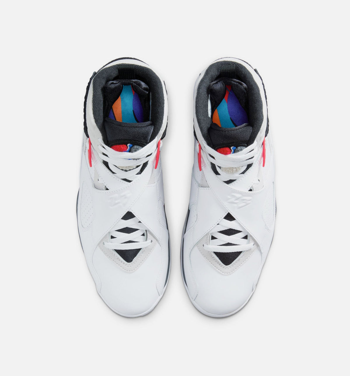 Air Jordan 8 Retro White and True Red Men's Lifestyle Shoes - White/Black/True Red