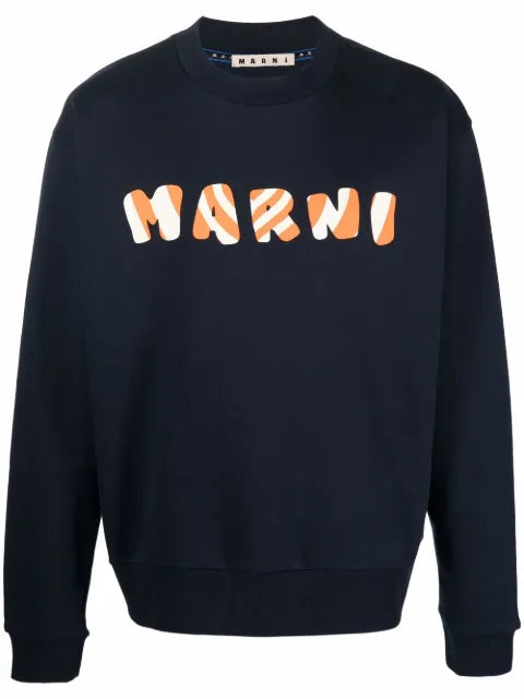 Marni logo-embroidered sweatshirt