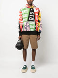Kenzo Flag-print cotton hoodie