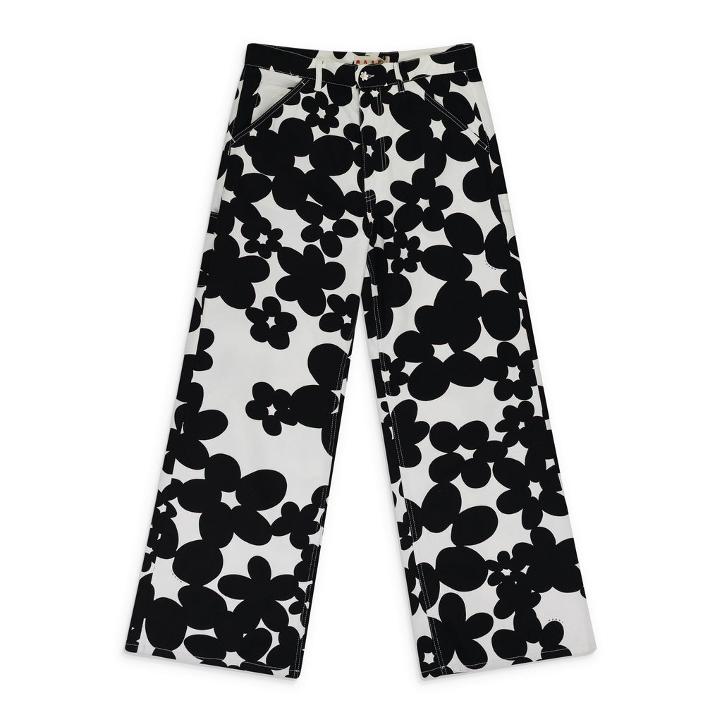 Multicolor Dillies Printed Trousers