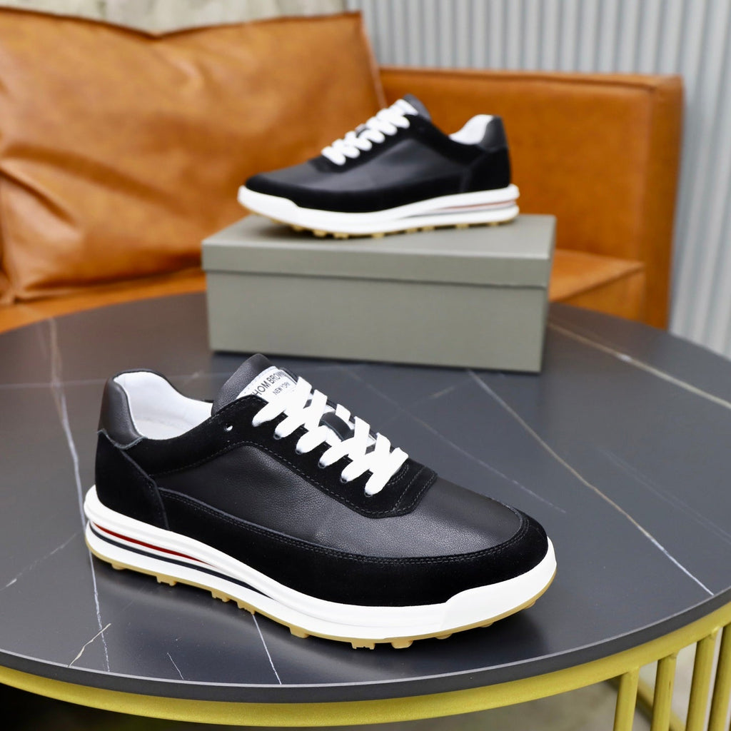 Premium Leather Sneaker — Rubber Sole Edition