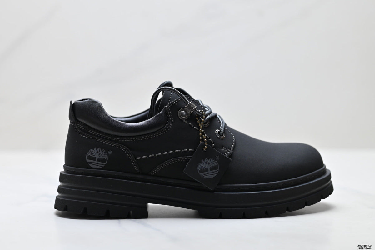 Timberland Black Premium Leather Oxford