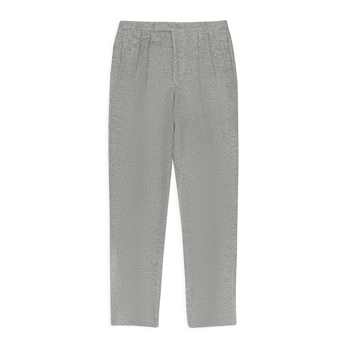 GRAY DONEGAL SUIT TROUSERS