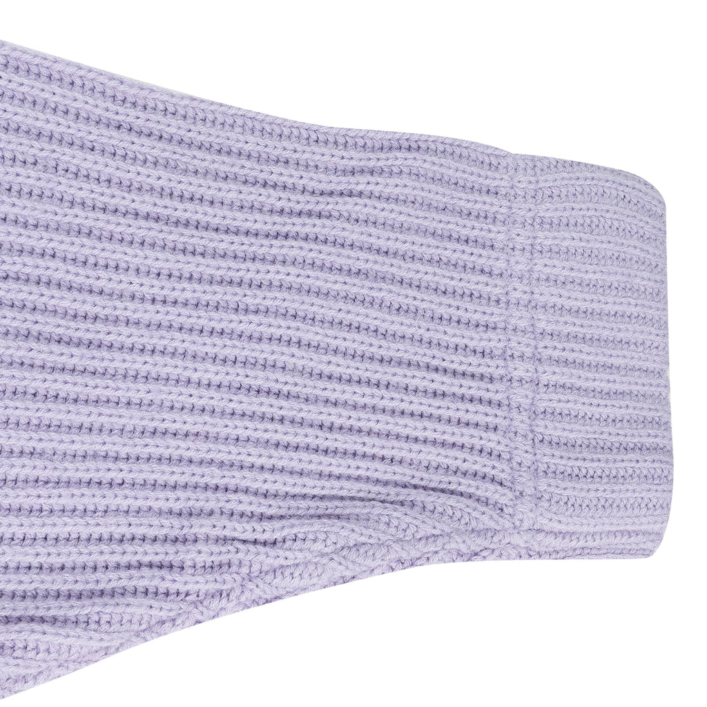 PURPLE ARC WOVEN SWEATER