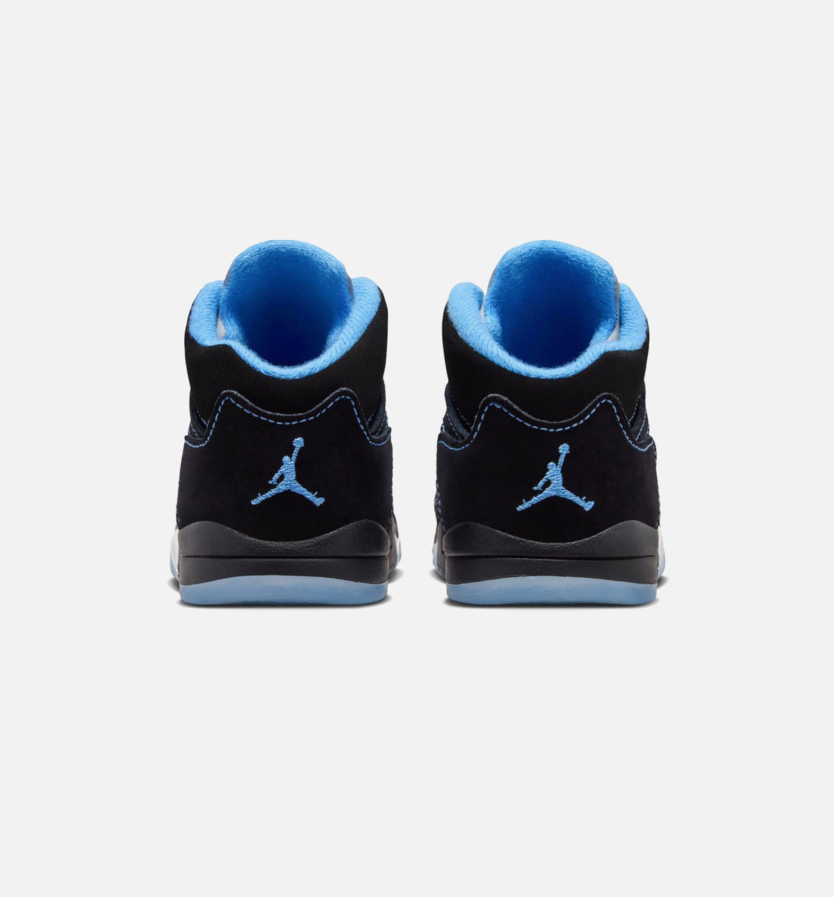 Air Jordan 5 Retro Black Carolina Baby & Toddler Sneakers - Black / University Blue / White