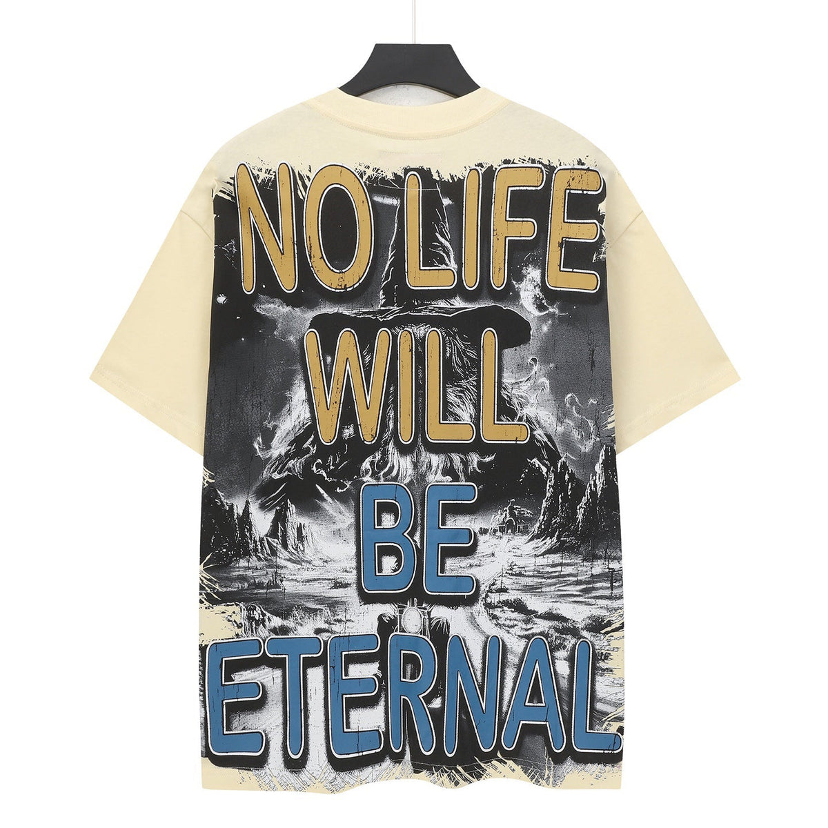Godspeed Desert Wizard Biker Short Sleeve Tee (Cream Yellow)