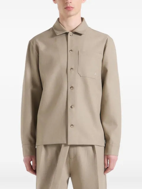 Manière De Voir Valentin - tailored overshirt - beige