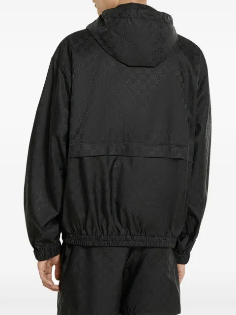 Gucci monogram hooded jacket