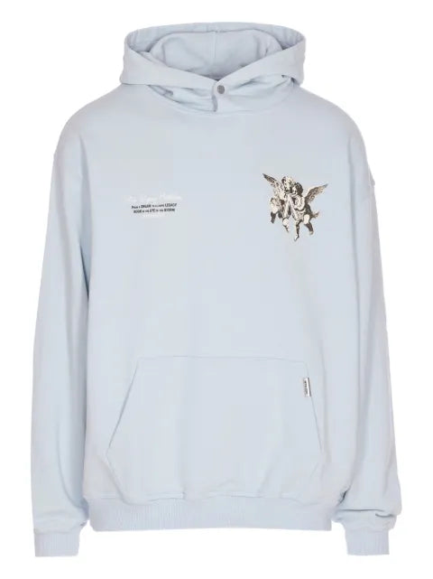 Represent Legacy Cherubs printed cotton hoodie