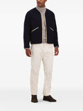 Fortela trim zip wool jacket