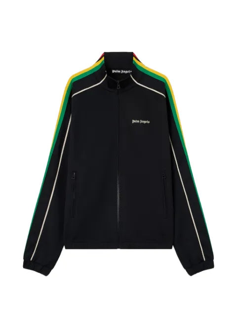 Palm Angels logo striped track jacket