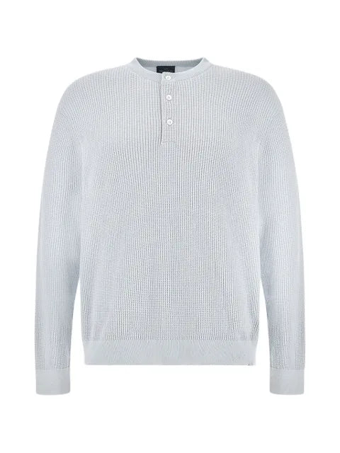 Paul & Shark button crew-neck sweater