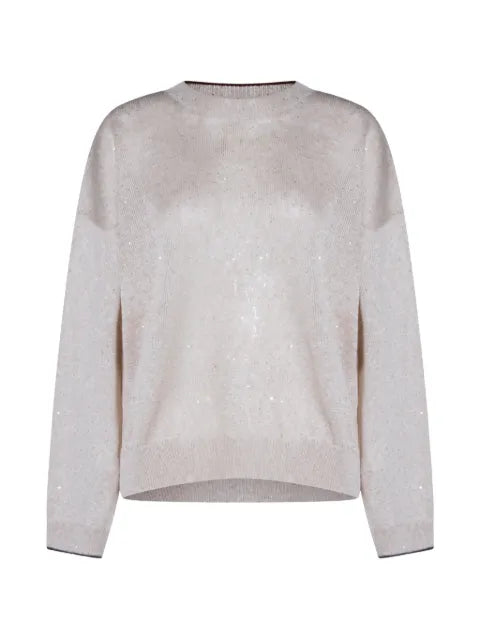 Brunello Cucinelli sequin-embellished sweater
