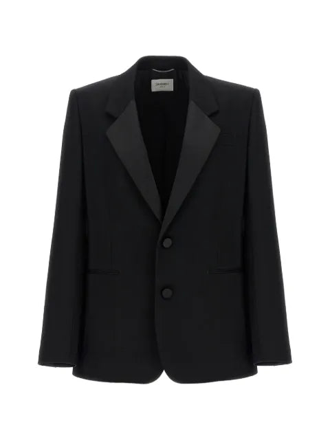 Saint Laurent grain de poudre wool blazer