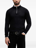 Lindbergh quarter-zip knitted sweater