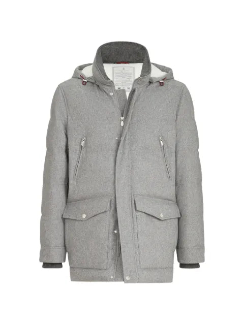 Brunello Cucinelli parka with detachable hood