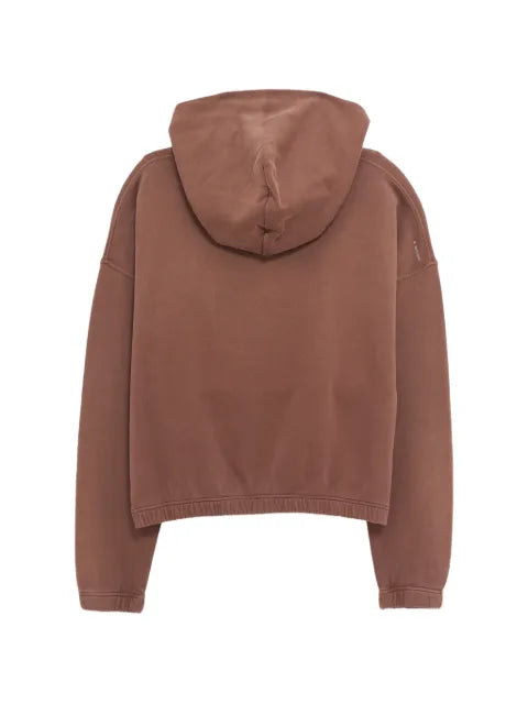 Satisfy logo-print hoodie