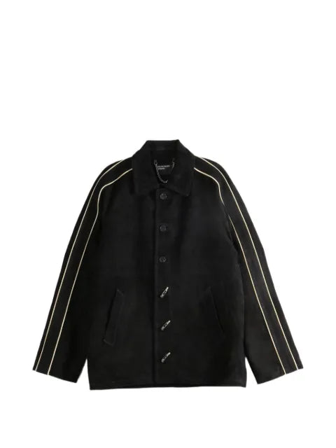 Enfants Riches Déprimés Académie side-stripe suede jacket