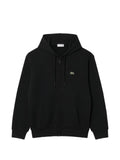 Lacoste black zip-up hoodie