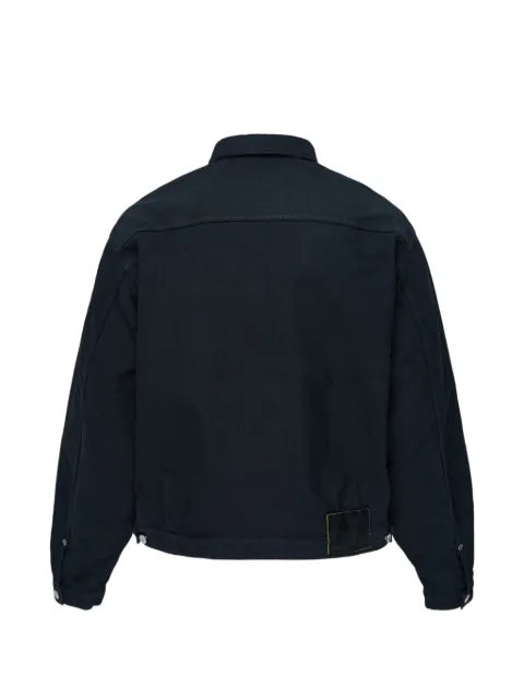 visvim Chore Jkt G.Cords pleated-detail denim jacket