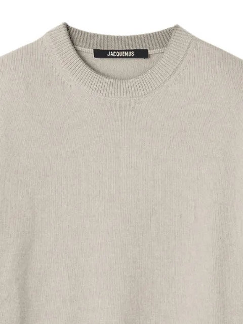 Jacquemus crew-neck long-sleeve sweater
