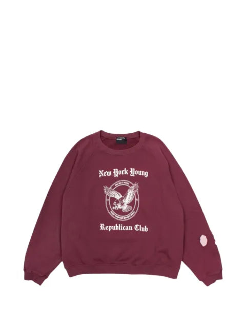 Enfants Riches Déprimés logo-print distressed sweatshirt