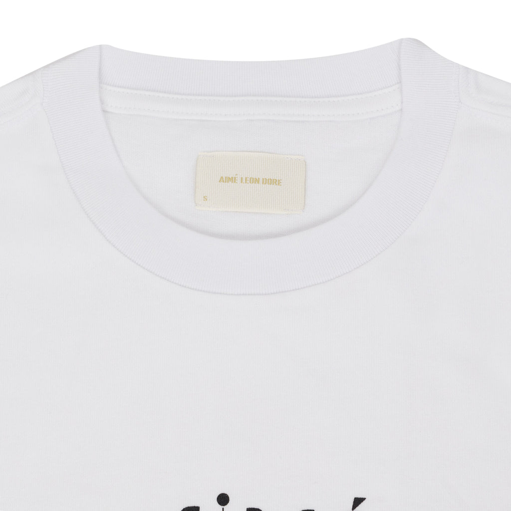 White SS Ink Logo Tee