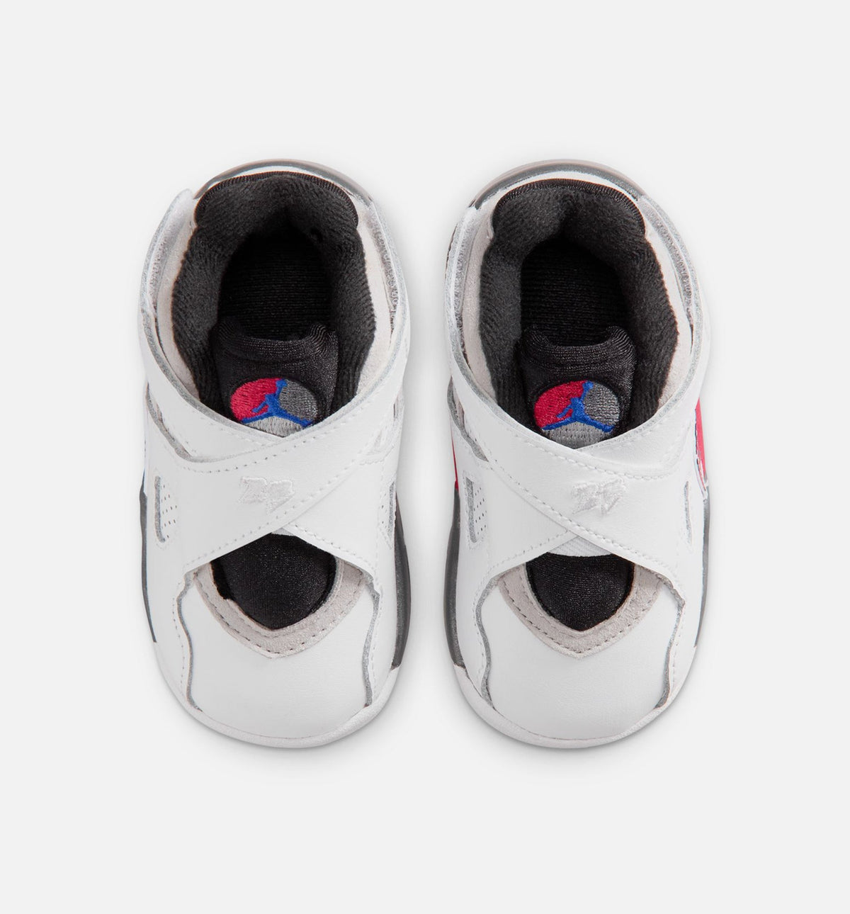 Air Jordan 8 Retro White and True Red Infant/Toddler – White/Black/True Red