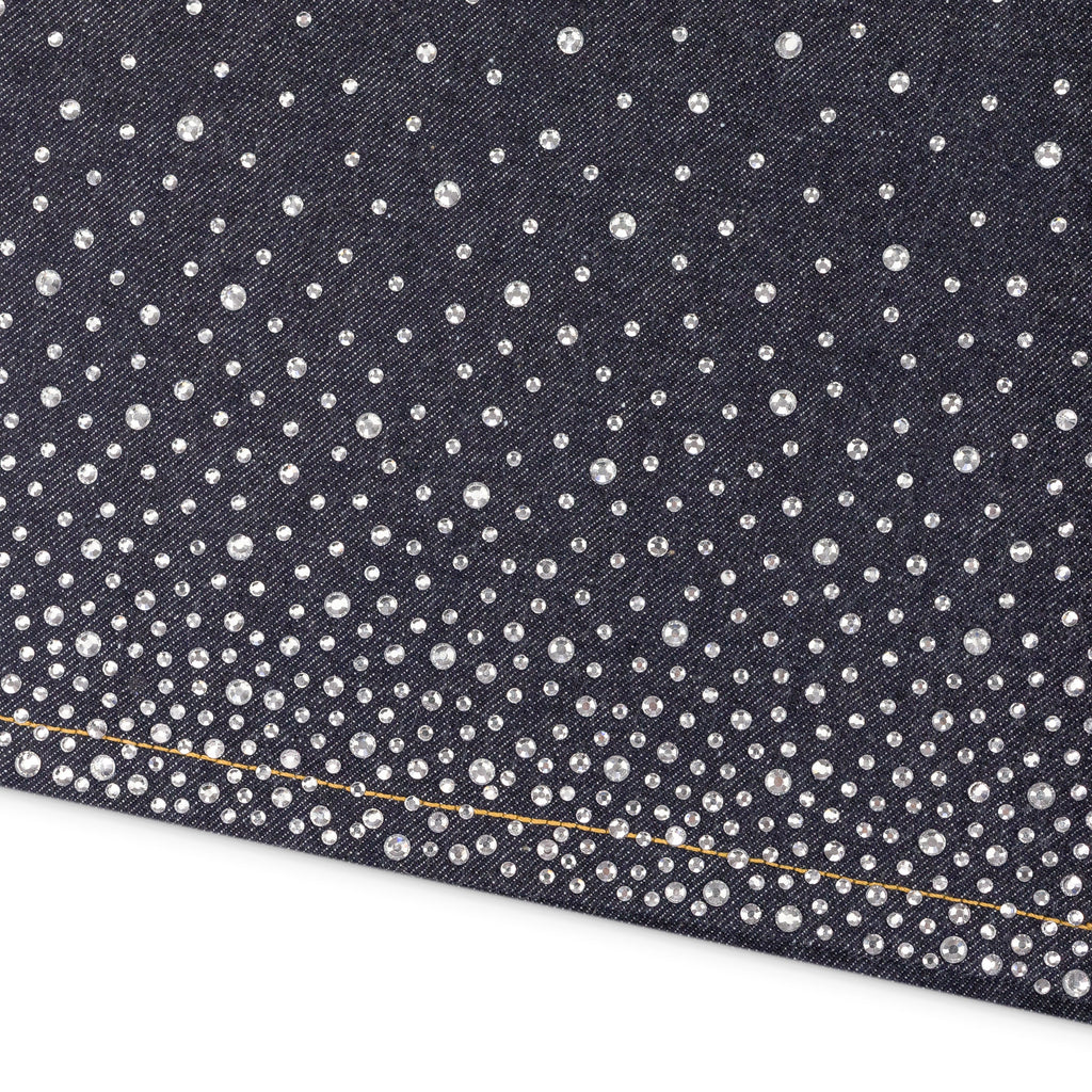 Indigo Star Dust Denim Shorts