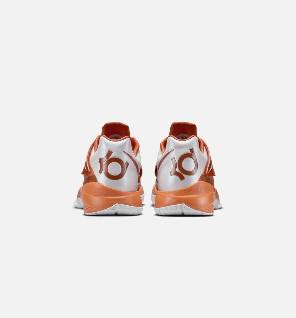 Zoom KD 4 Texas Longhorns Men's Sneakers - Desert Orange/White