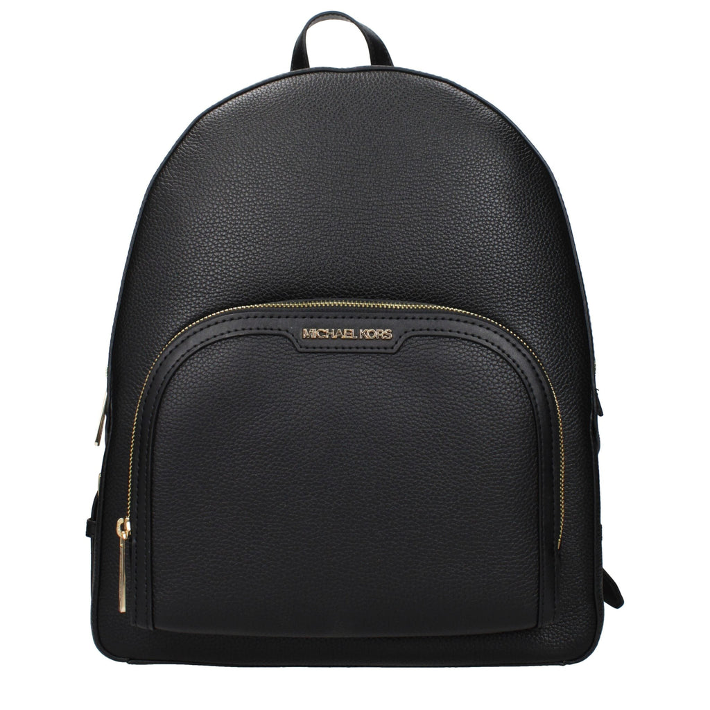 Black Leather Backpack
