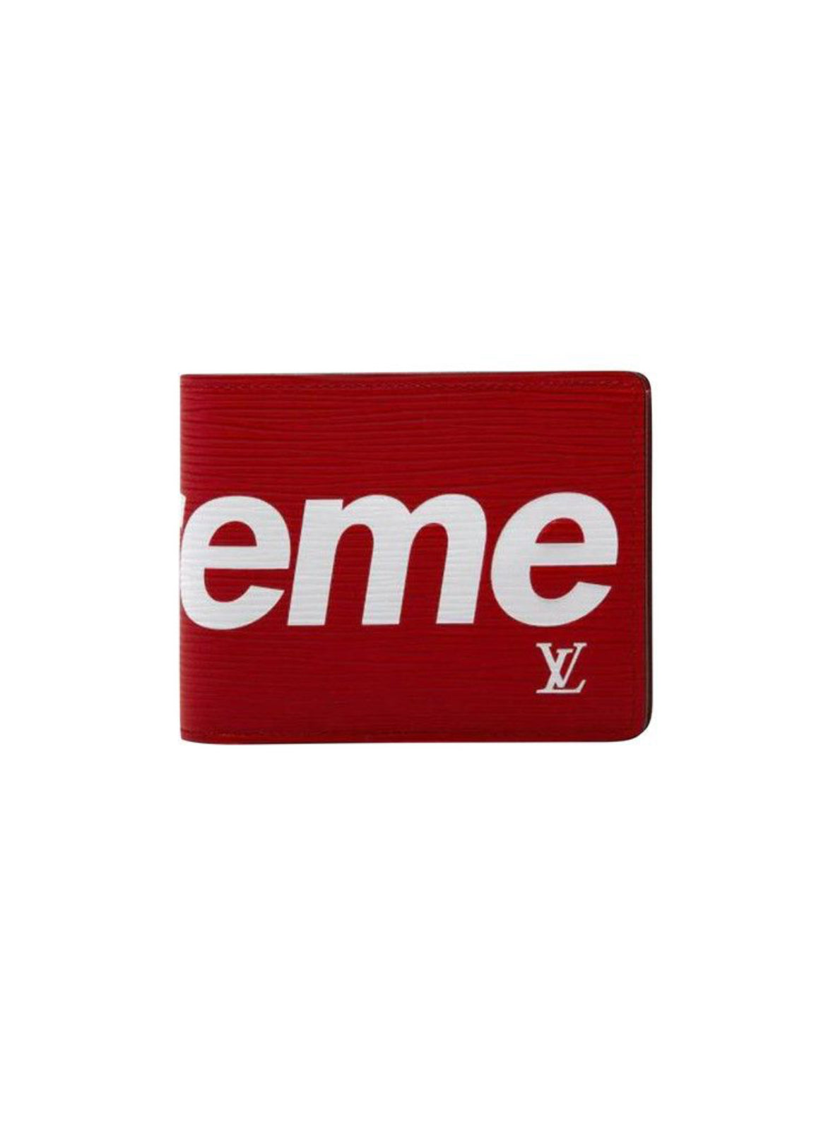 Louis Vuitton x Supreme Slender Wallet Red