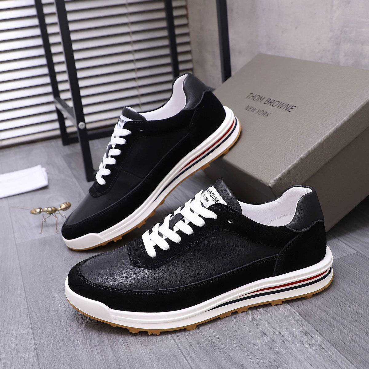 Premium Leather Sneaker — Rubber Sole Edition