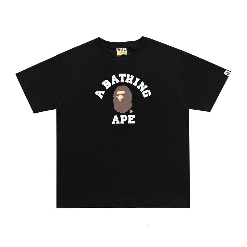 BAPE Ape Head Graphic Tee Loose Unisex Streetwear T-Shirt
