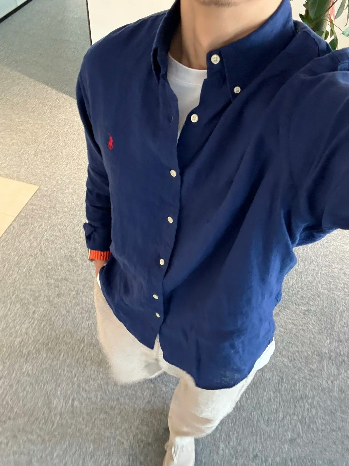 Ralph Lauren Unisex Oxford Long Sleeve Shirt
