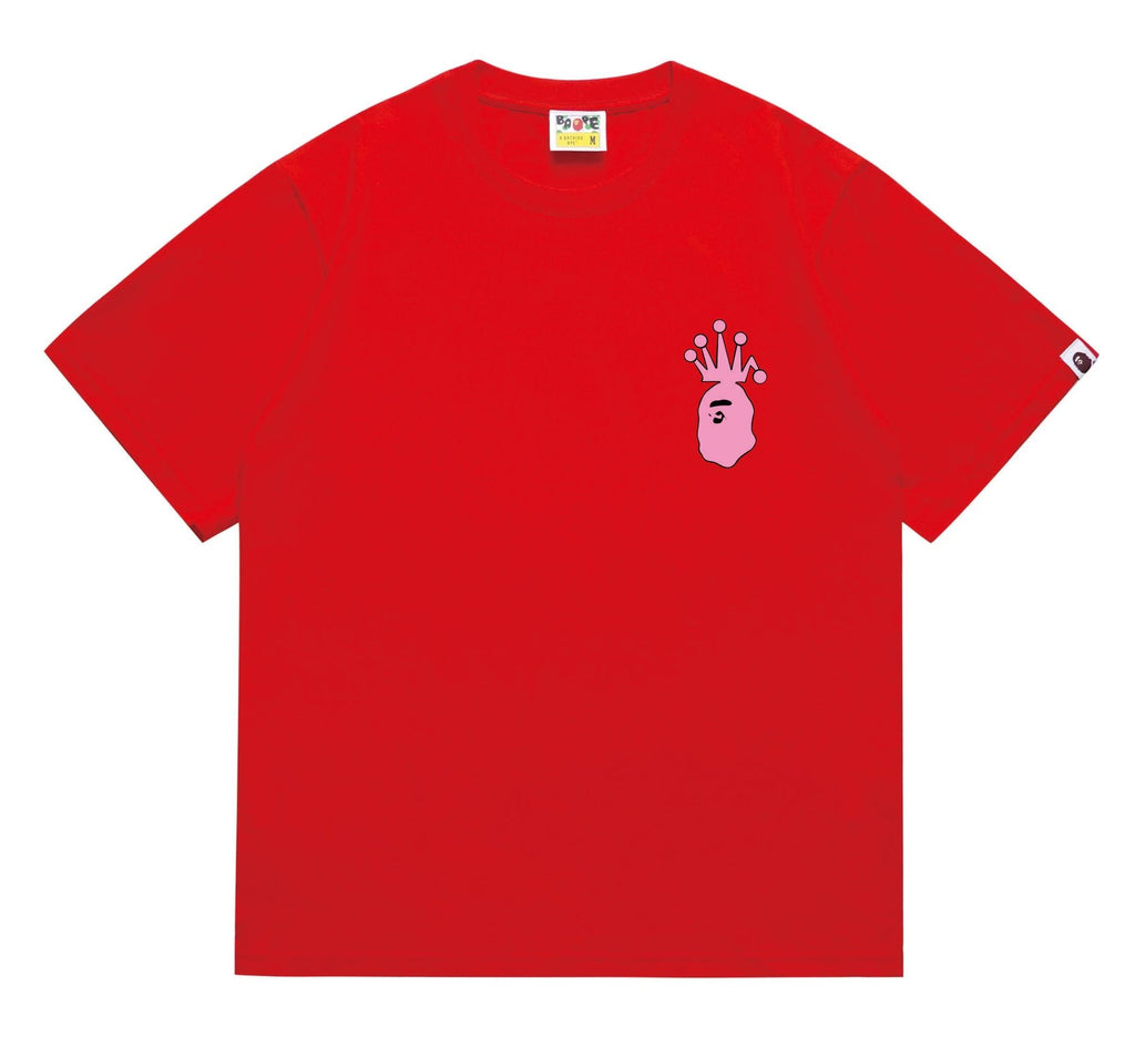BAPE Crown-Face Graffiti Graphic T-Shirt