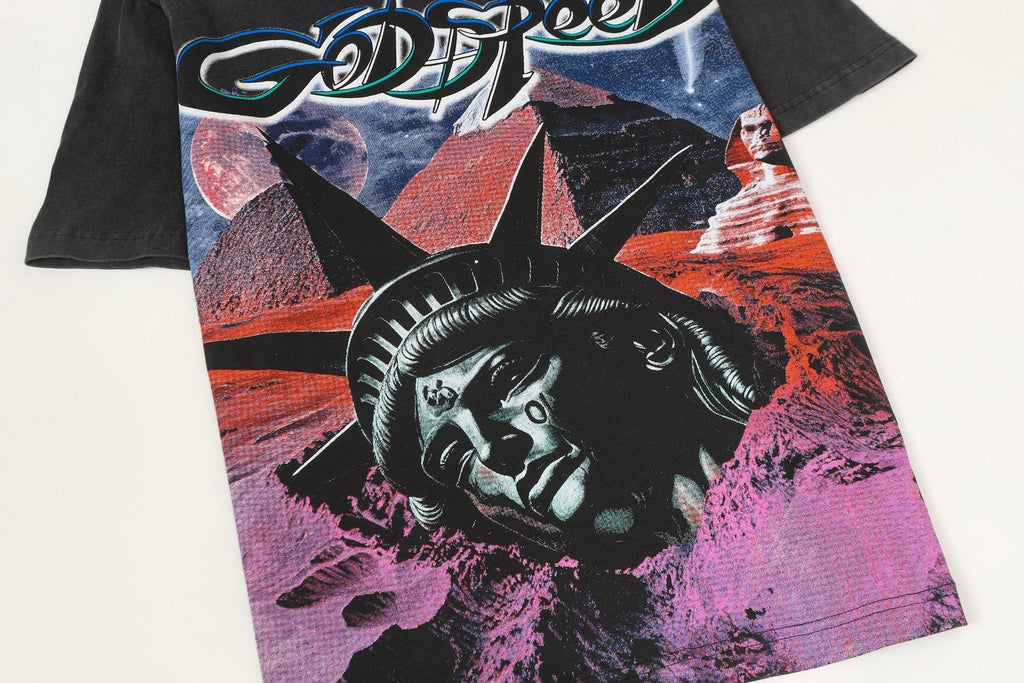 Godspeed Statue of Liberty Graphic T-Shirt