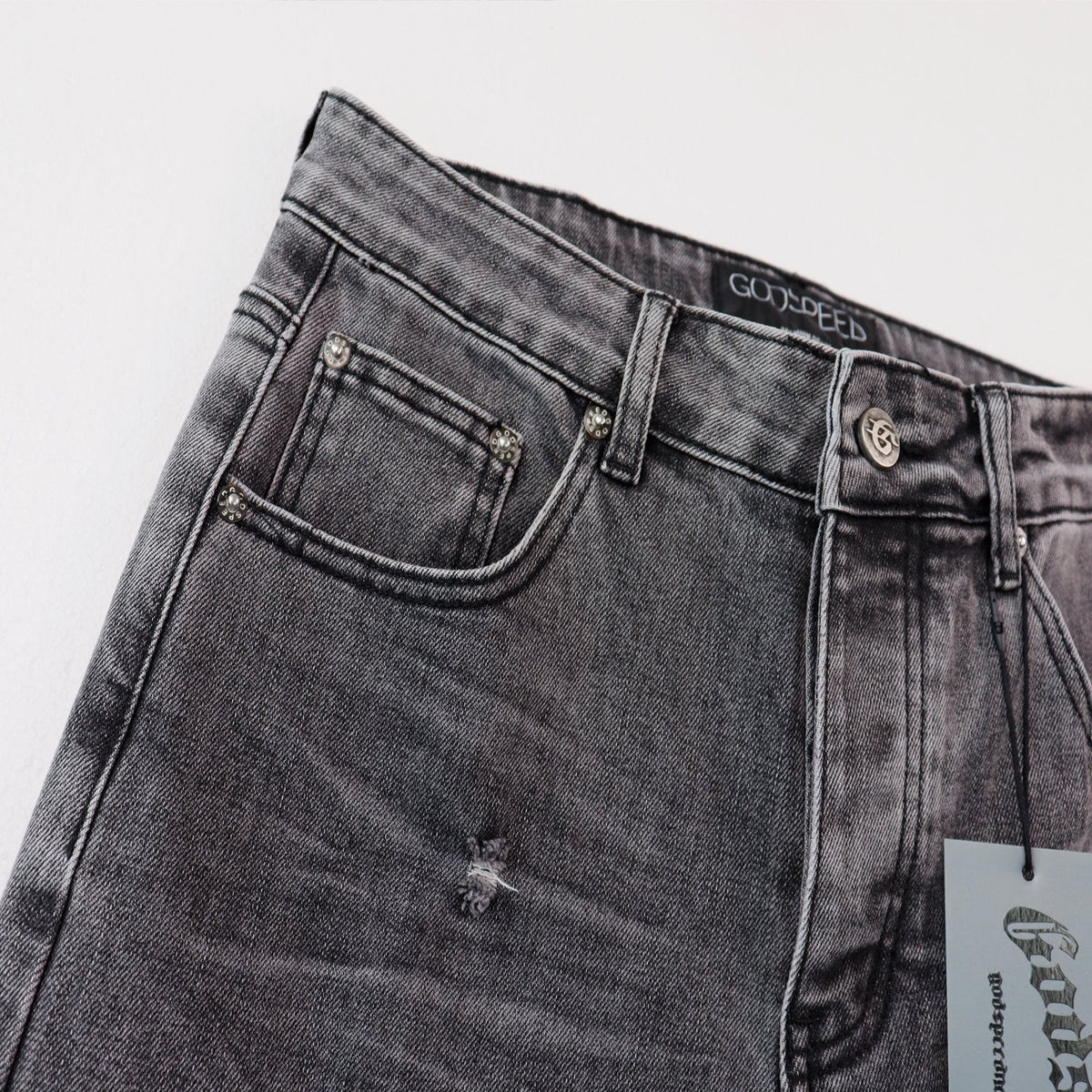 Godspeed Washed Distressed Jeans