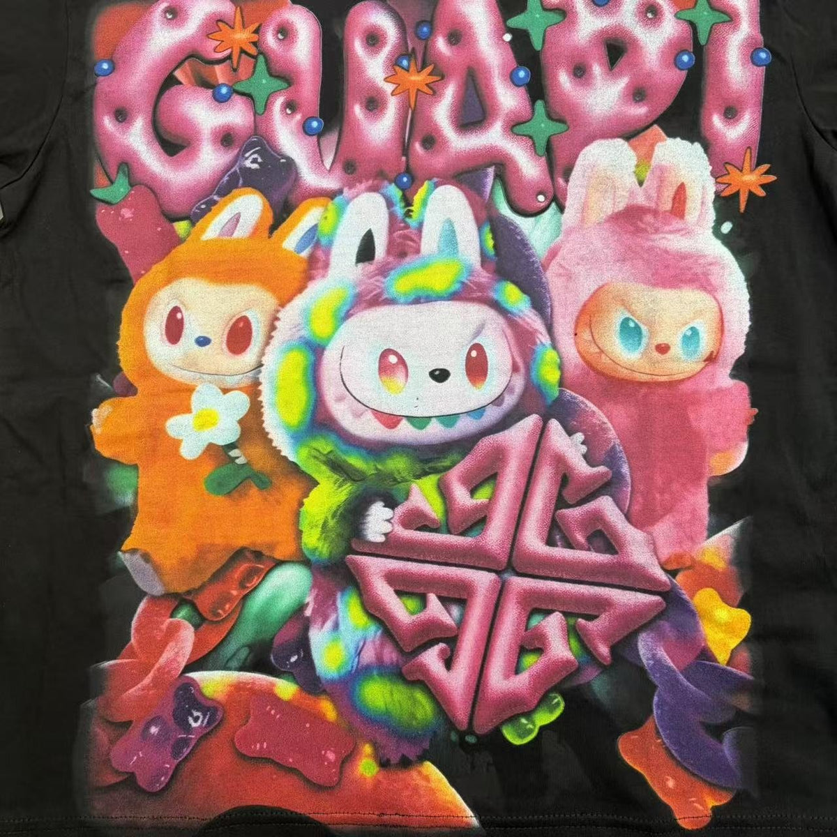 GUAPI Character Graphic Short-Sleeve T-Shirt