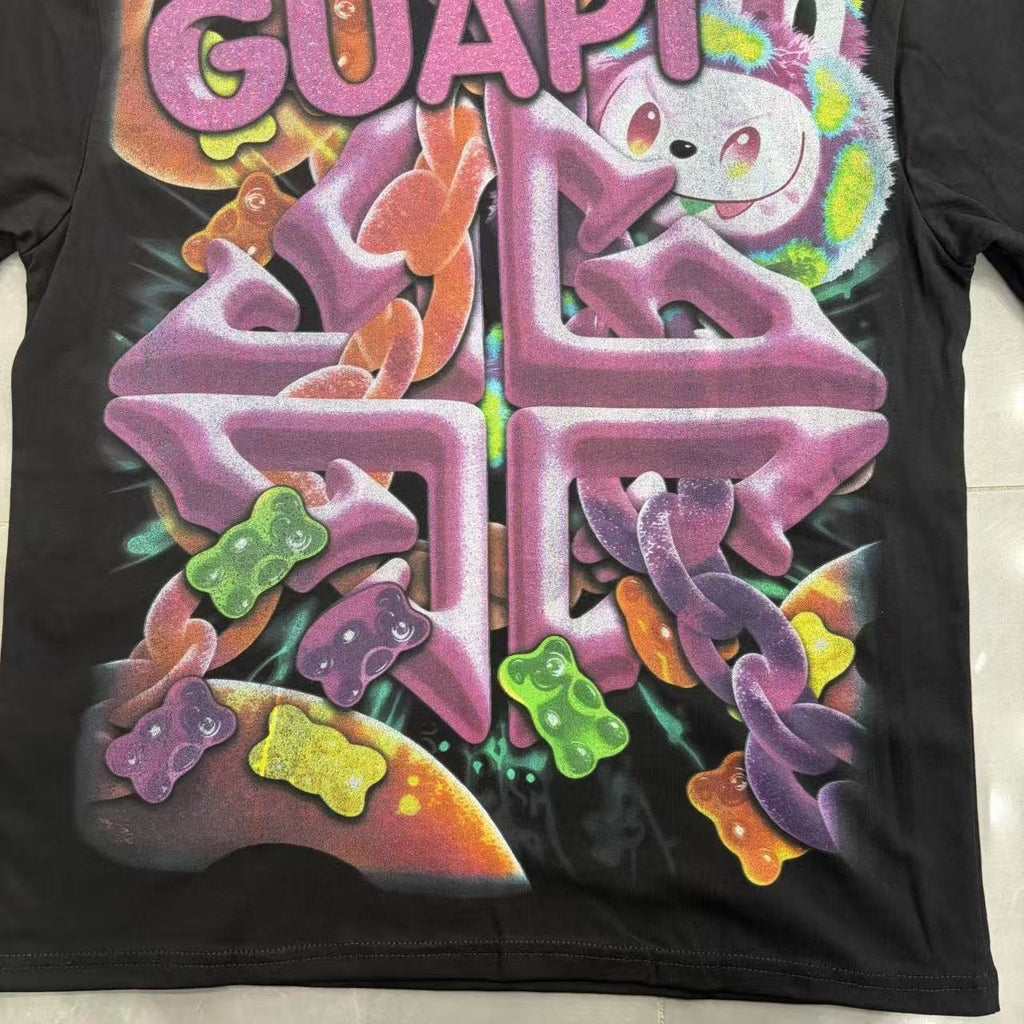 GUAPI Character Graphic Short-Sleeve T-Shirt