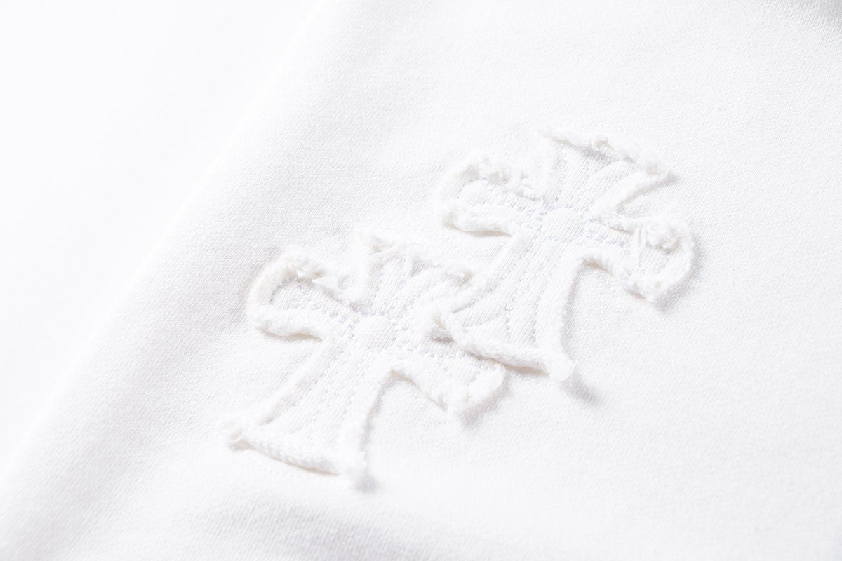 Chrome Hearts Rhinestone Horseshoe Applique Crewneck Sweatshirt