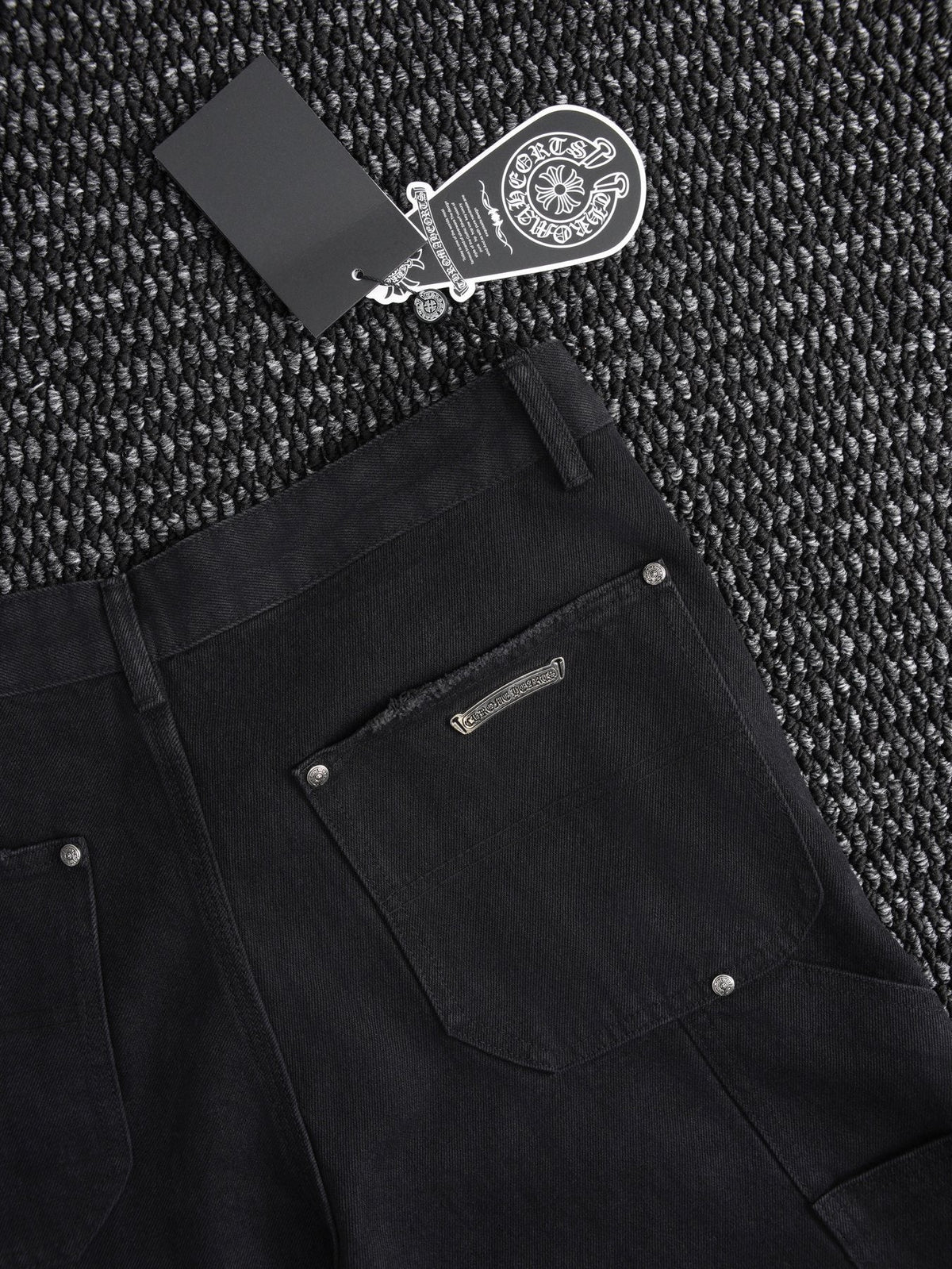 Chrome Hearts Black Utility Shorts
