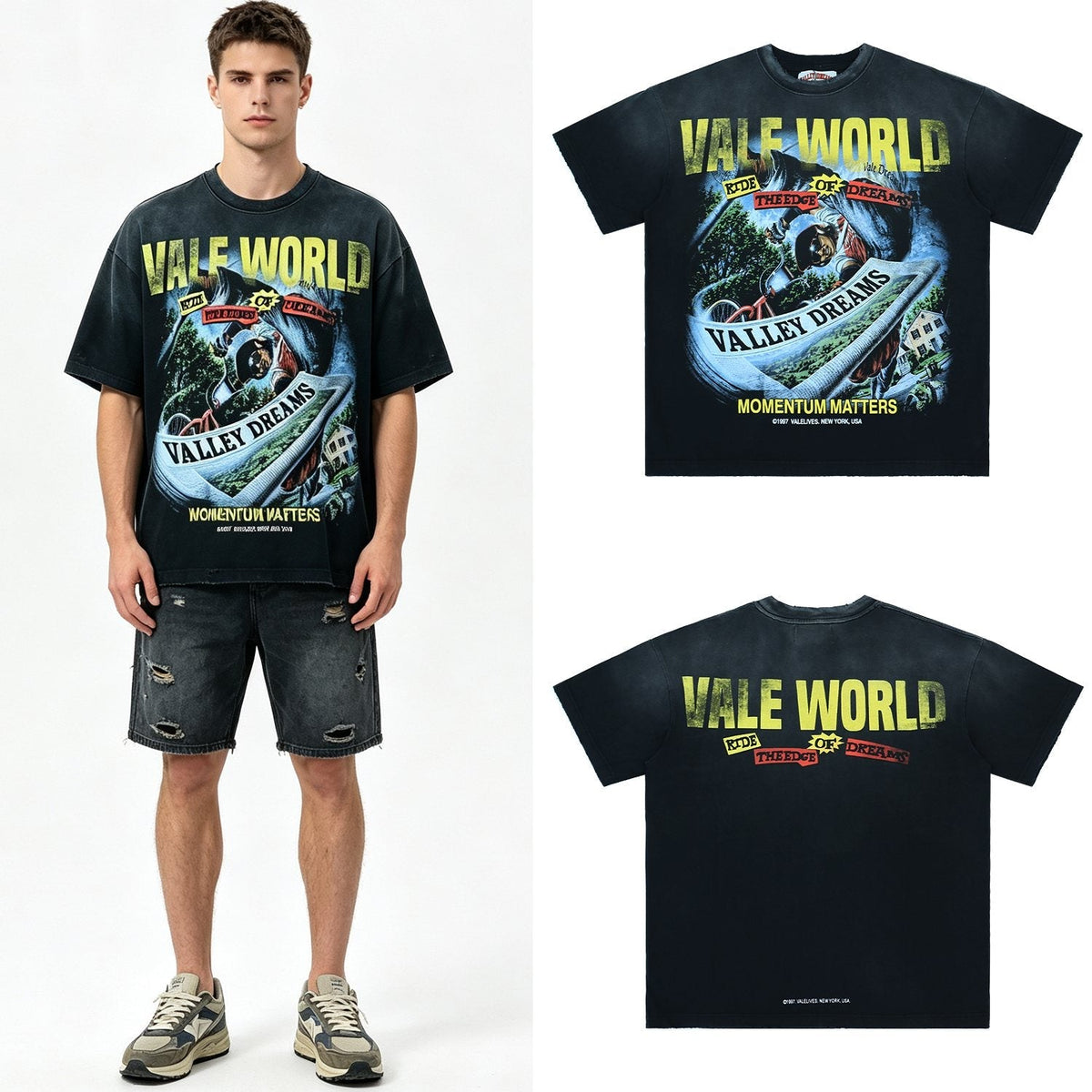 Valley Dreams Vale World Ride Graphic T-Shirt