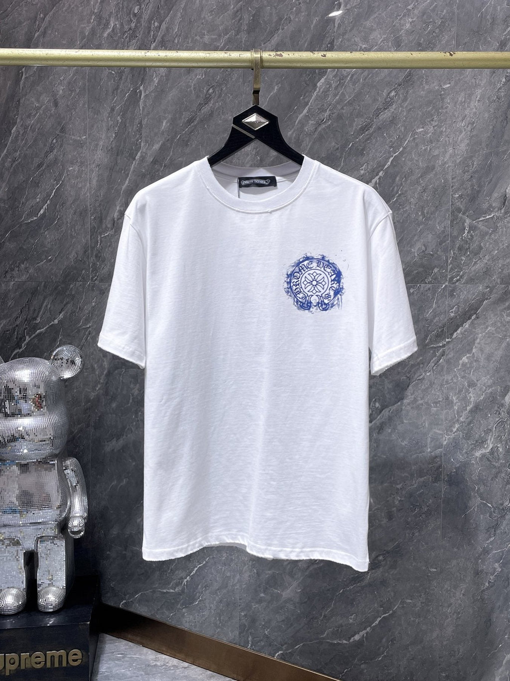 Chrome Hearts Cross Floral Back Graphic T-Shirt