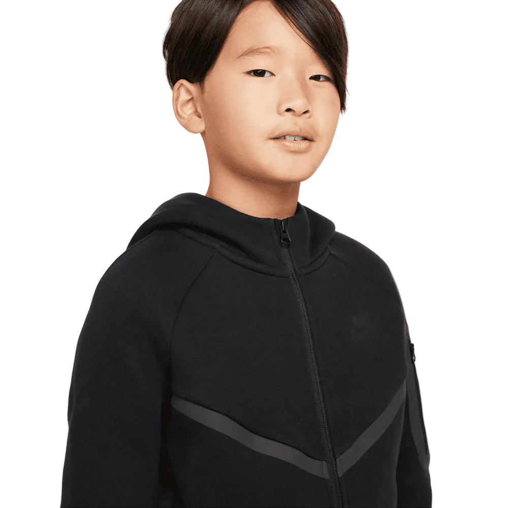 Big Kids Nike Sportswear Tech Fleece Full-Zip Hoodie