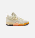 Air Jordan 4 Retro Birds of Paradise Women's Lifestyle Shoe – Coconut Milk / Metallic Gold / Muslin / Bright Mango / Sundial / Black