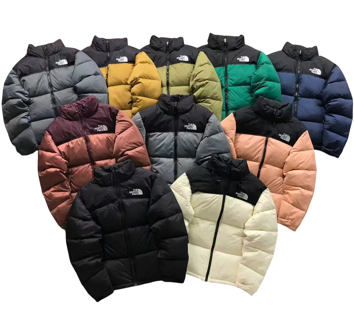 The North Face 1996 Retro Nuptse Down Jacket in Khaki