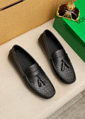 Bottega Veneta Black Tassel Loafers