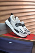 Prada Black Strap Low-Top Sneakers